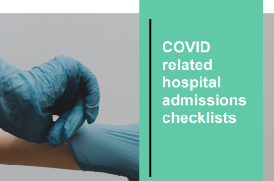 COVID related hospital admissions checklist