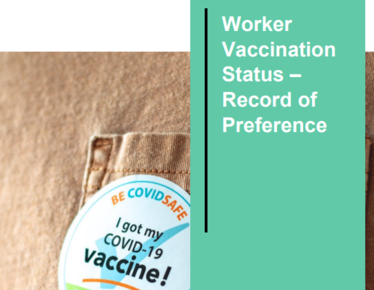 Worker Vaccination Status – Record of Preference